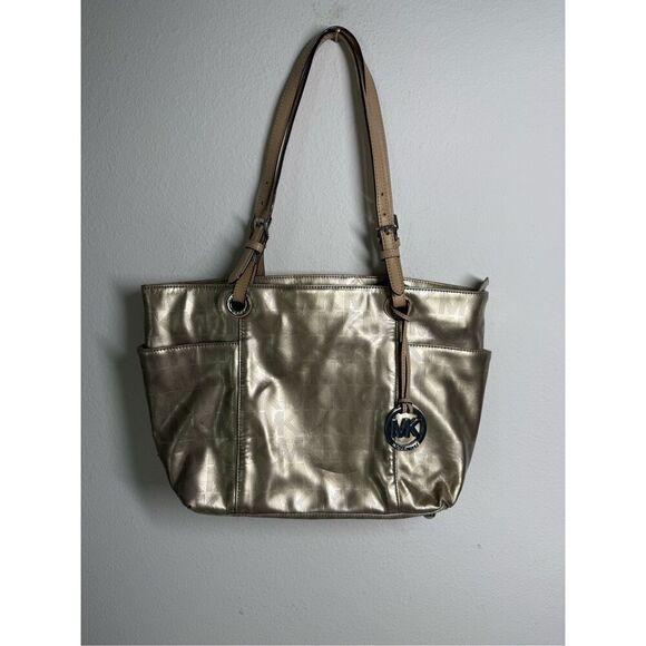 Michael Kors mirror style logo Jet Set Bag See Description - Picture 1 of 16